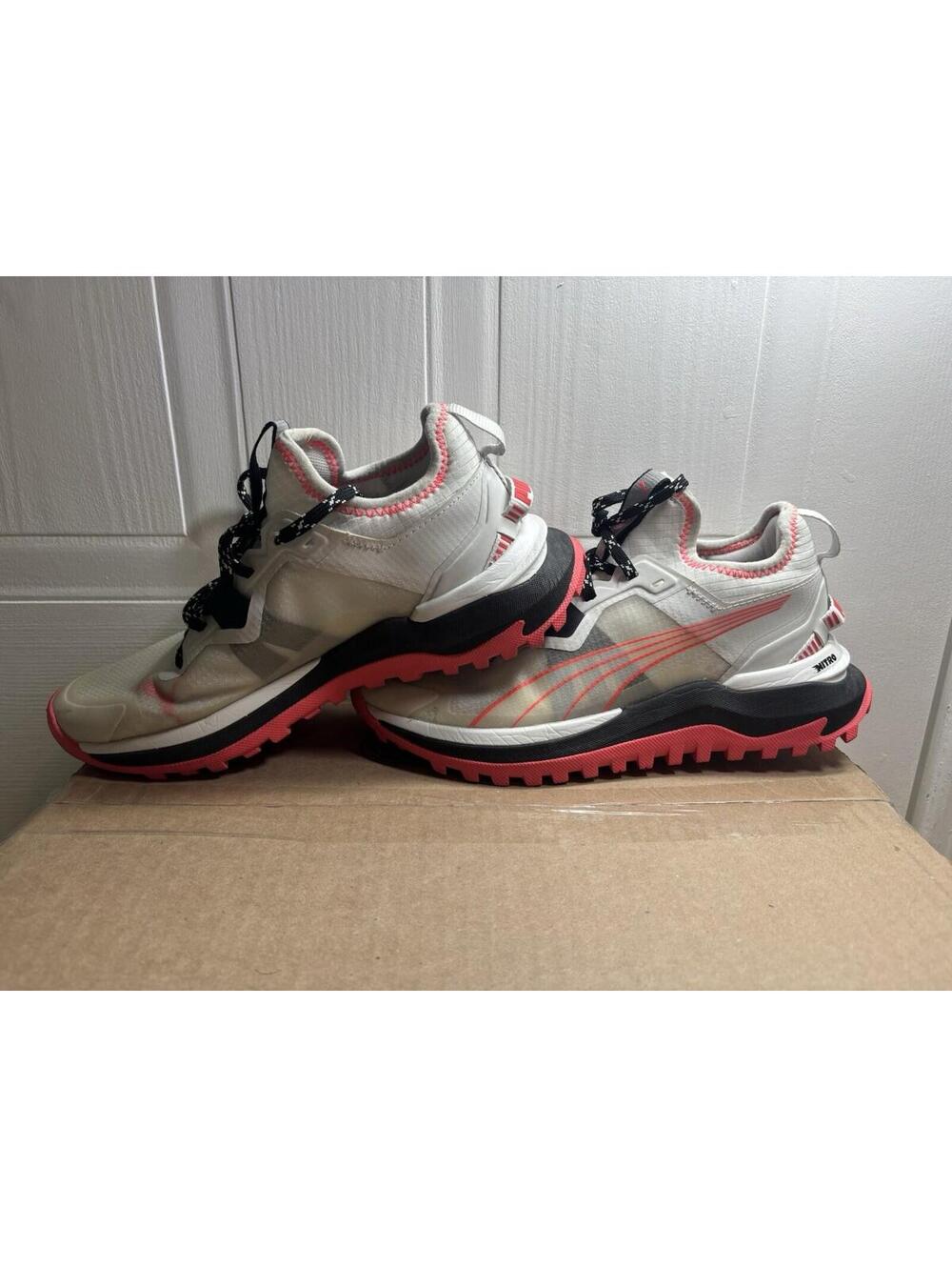 Puma Wmns Voyage Nitro 'Nimbus Cloud Sunblaze Women’s Size 5 - Picture 4 of 9